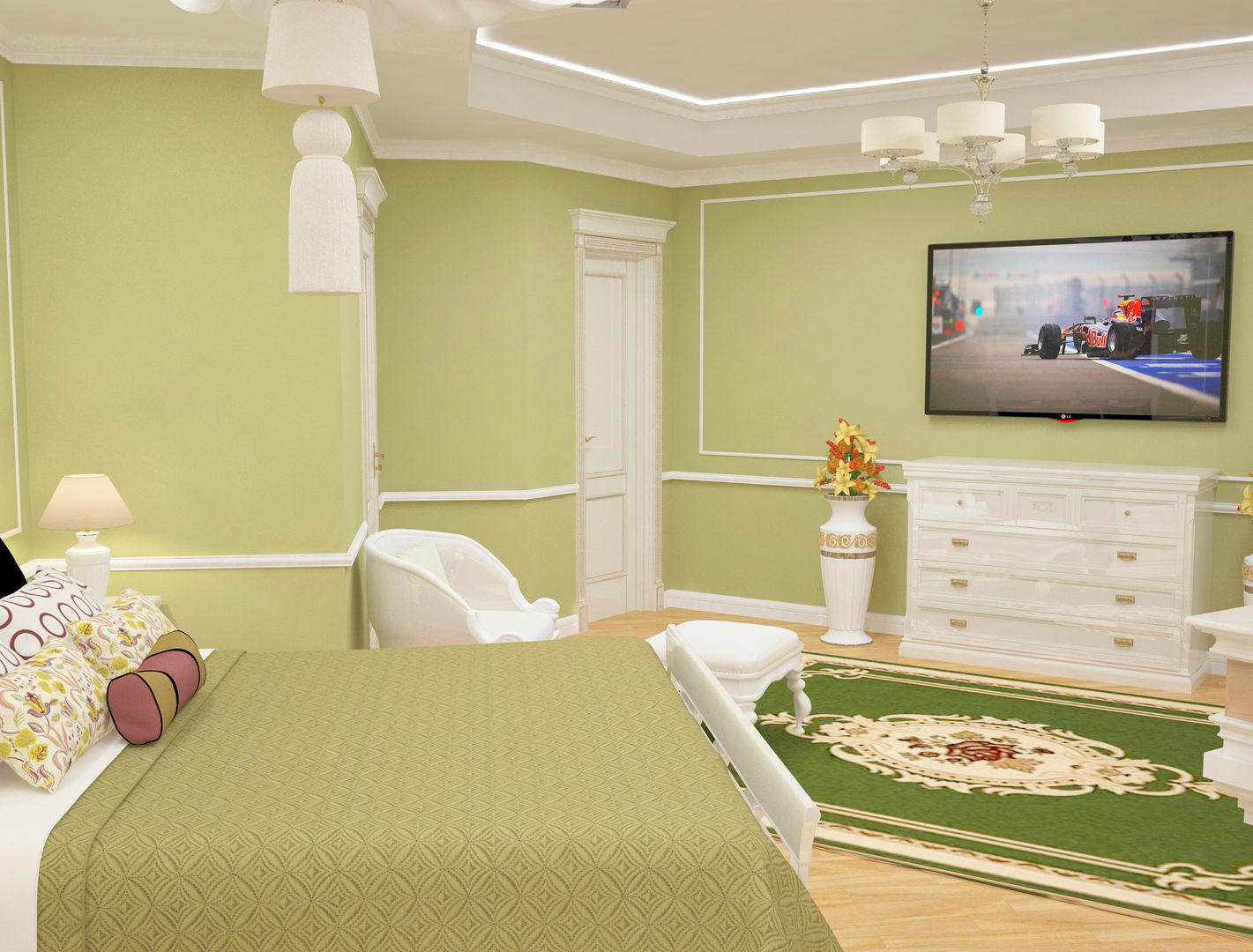 Спальня, DONJON DONJON Classic style bedroom