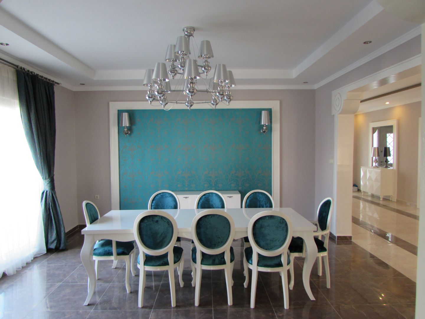 GARDEN PREMIUM VILLALARI - MOZAMBİK, TELOS İÇ MİMARLIK VE TASARIM TELOS İÇ MİMARLIK VE TASARIM Eclectic style dining room