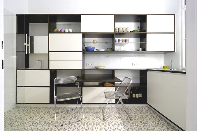 Un monolocale moderno e versatile, Mosaic del Sur Mosaic del Sur Ruang Makan Modern