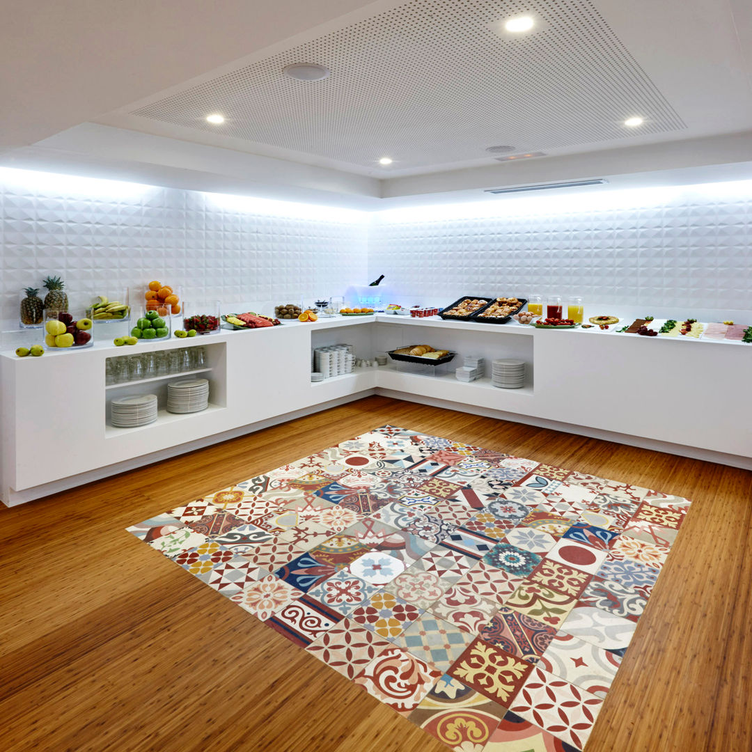 IL COLORATO MONDO DEL PATCHWORK, Mosaic del Sur Mosaic del Sur Modern kitchen