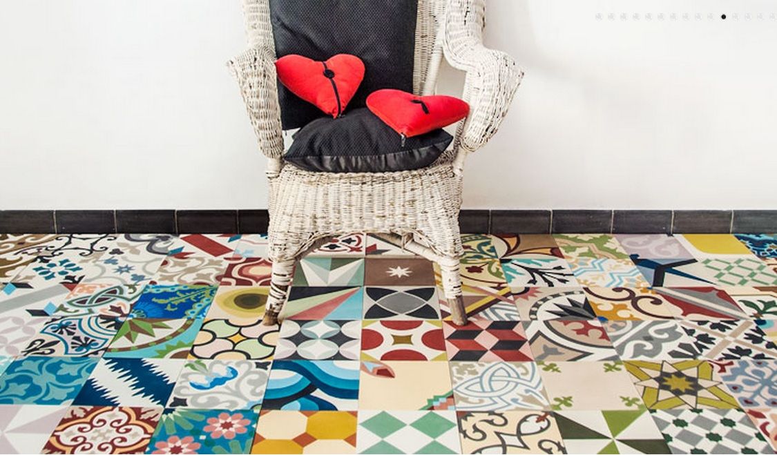 IL COLORATO MONDO DEL PATCHWORK, Mosaic del Sur Mosaic del Sur Dinding & Lantai Modern