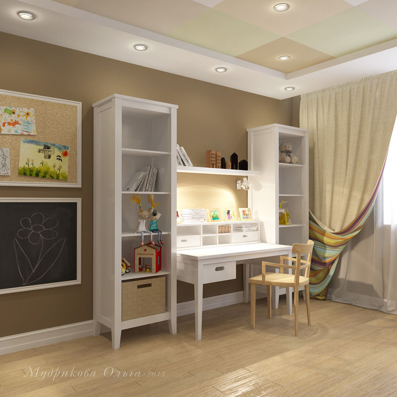 Квартира на пр. Космонавтов, Design interior OLGA MUDRYAKOVA Design interior OLGA MUDRYAKOVA Cuartos infantiles de estilo clásico