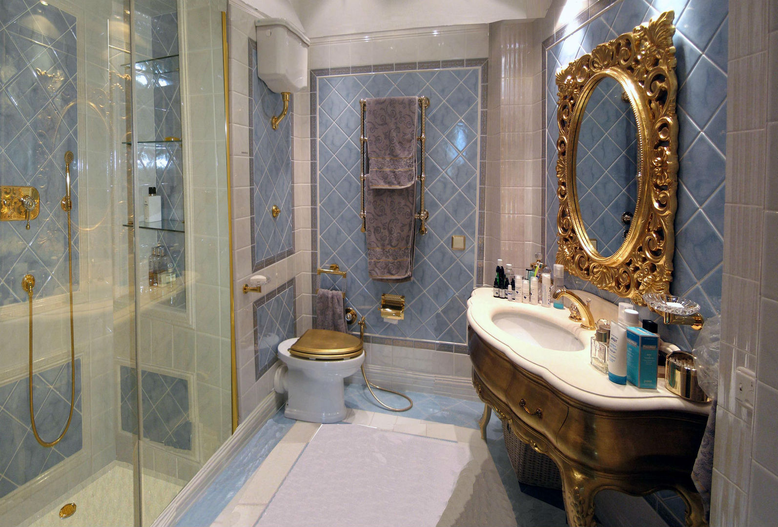 Квартира на Ксеньинском Дизайн-студия «ARTof3L» Ванная в классическом стиле
