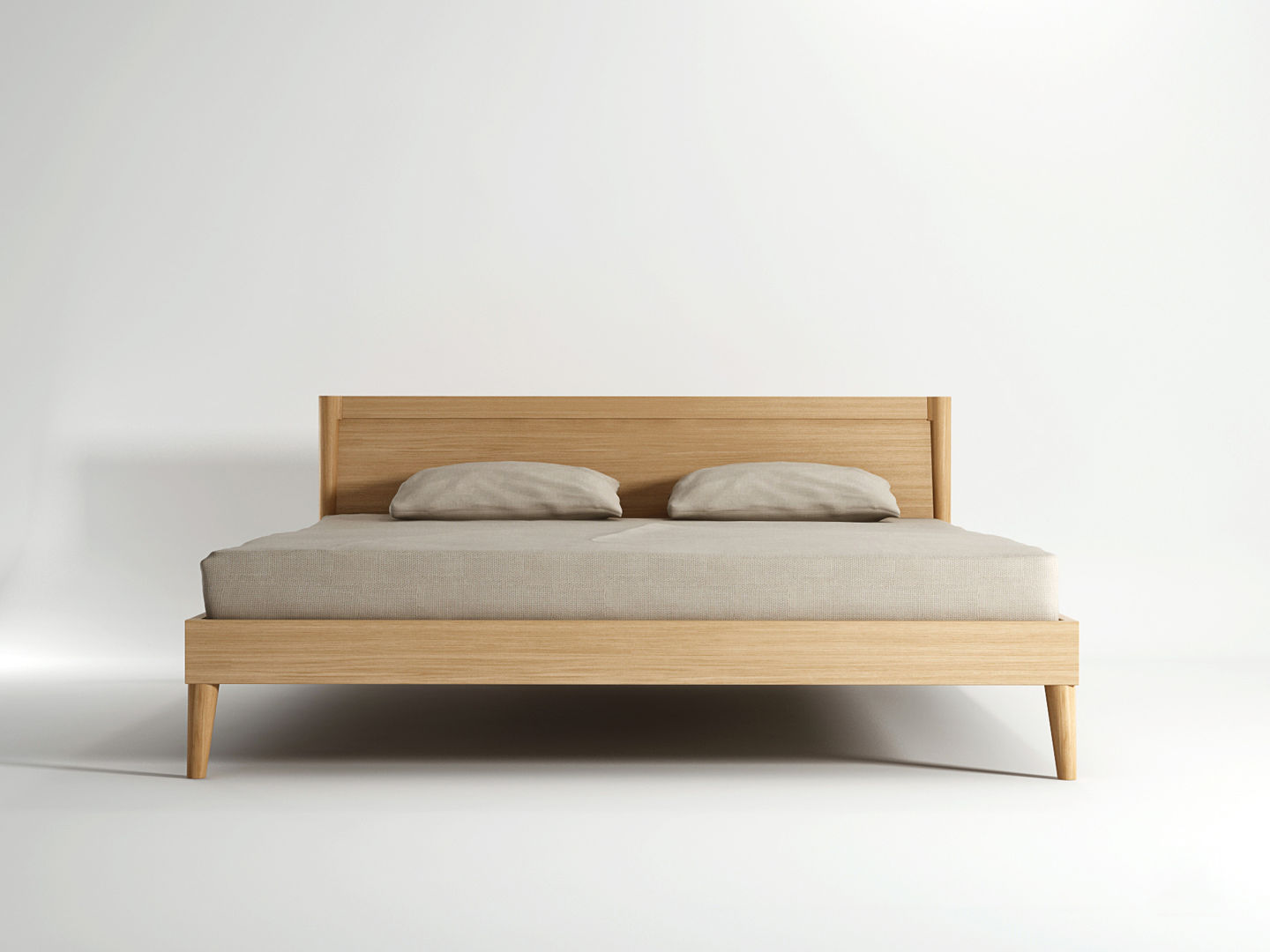 Recámaras, INVITO INVITO Minimalist bedroom Wood Wood effect Beds & headboards