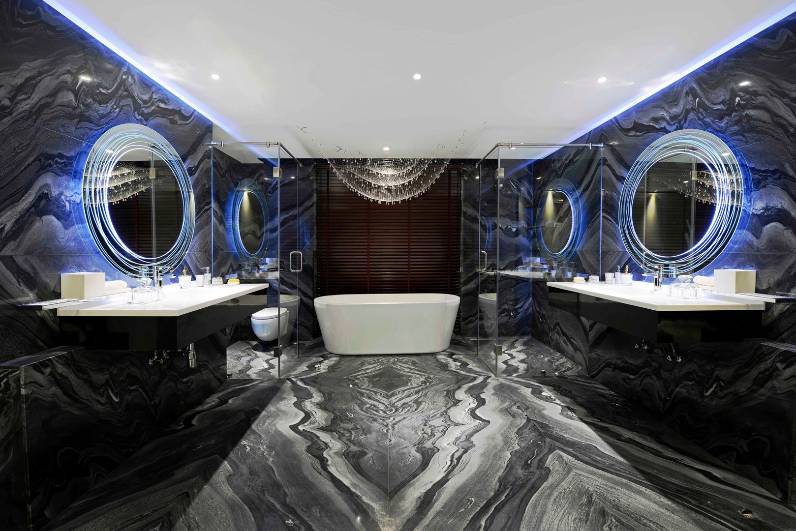 THE RIDGES - A3 VILLA, Aijaz Hakim Architect [AHA] Aijaz Hakim Architect [AHA] Modern bathroom