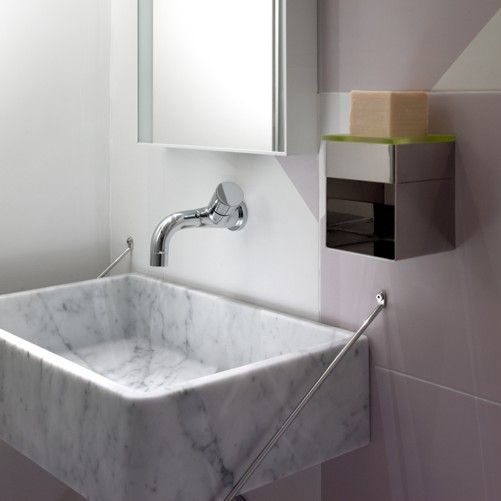 ​Casa prefabbricata BH2 , Benedini & Partners Benedini & Partners Mediterranean style bathroom