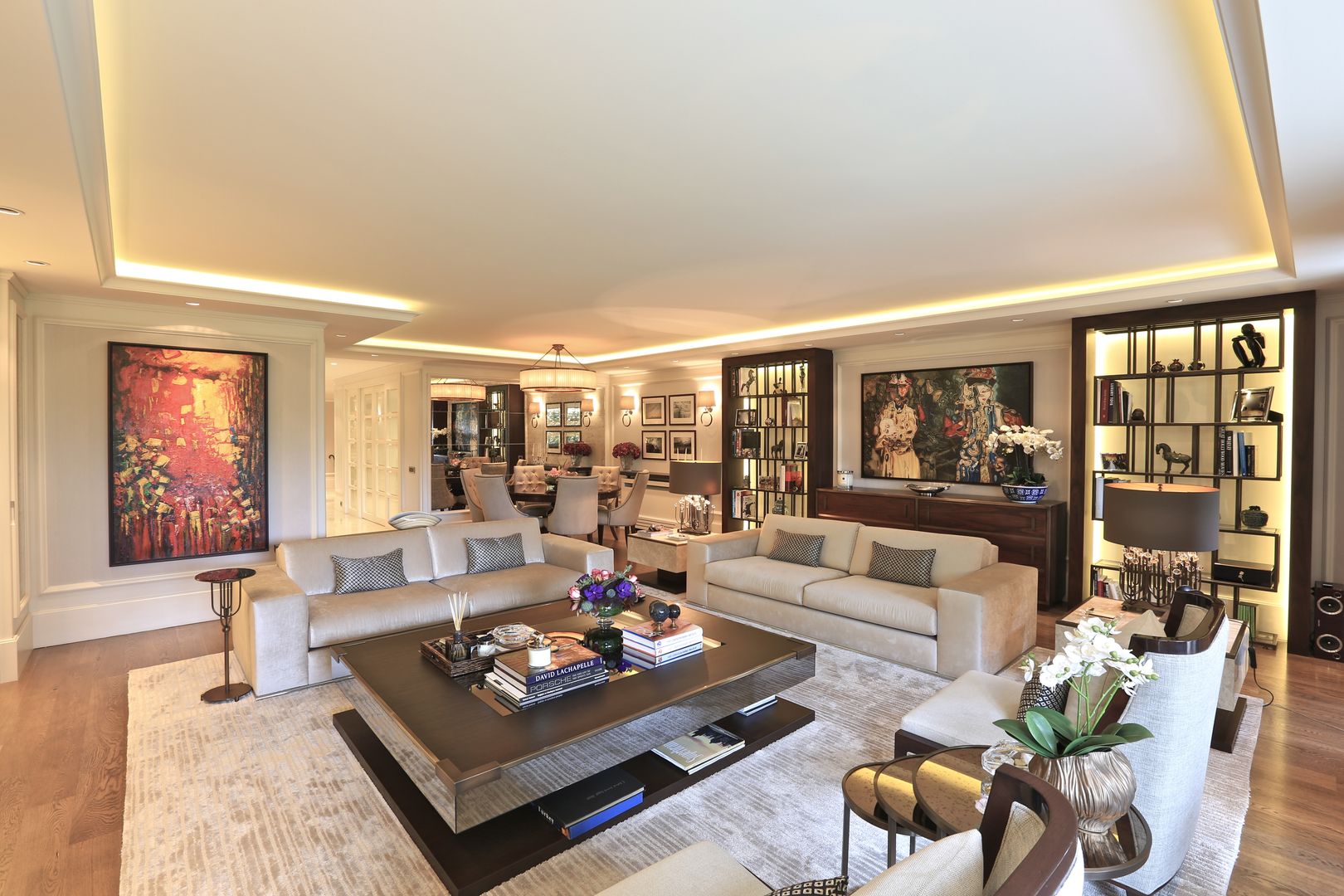 K.T.K Evi İstinye, Kerim Çarmıklı İç Mimarlık Kerim Çarmıklı İç Mimarlık Modern living room