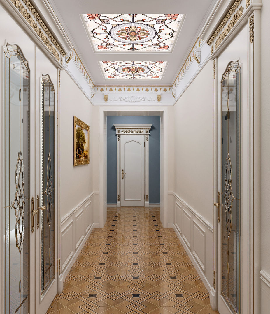 homify Classic corridor, hallway & stairs