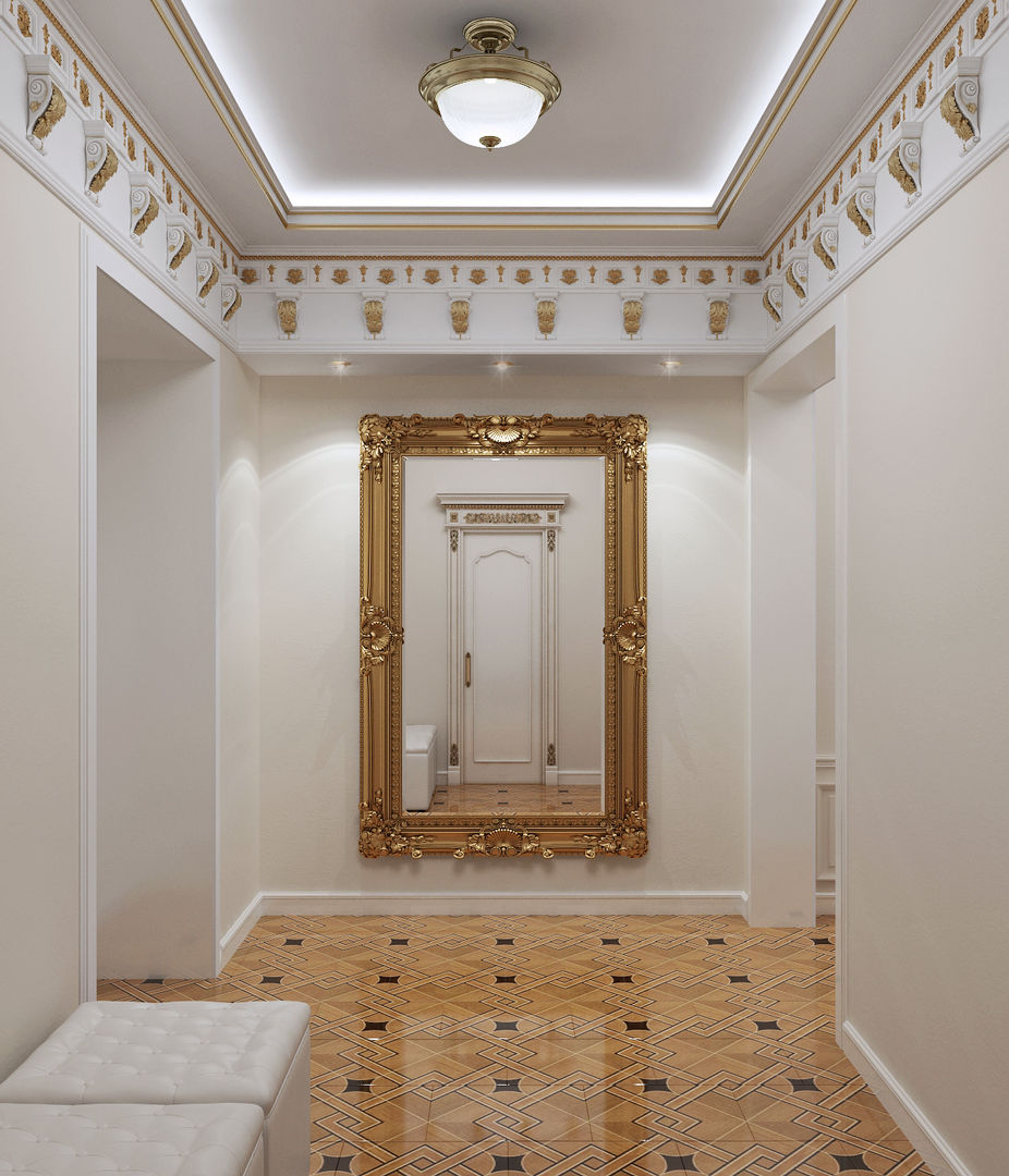 homify Classic style corridor, hallway and stairs