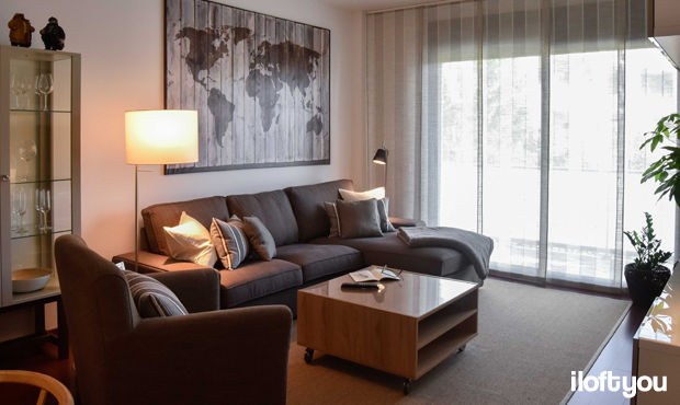 Piso en Mirasol, iloftyou iloftyou 现代客厅設計點子、靈感 & 圖片 沙發與扶手椅