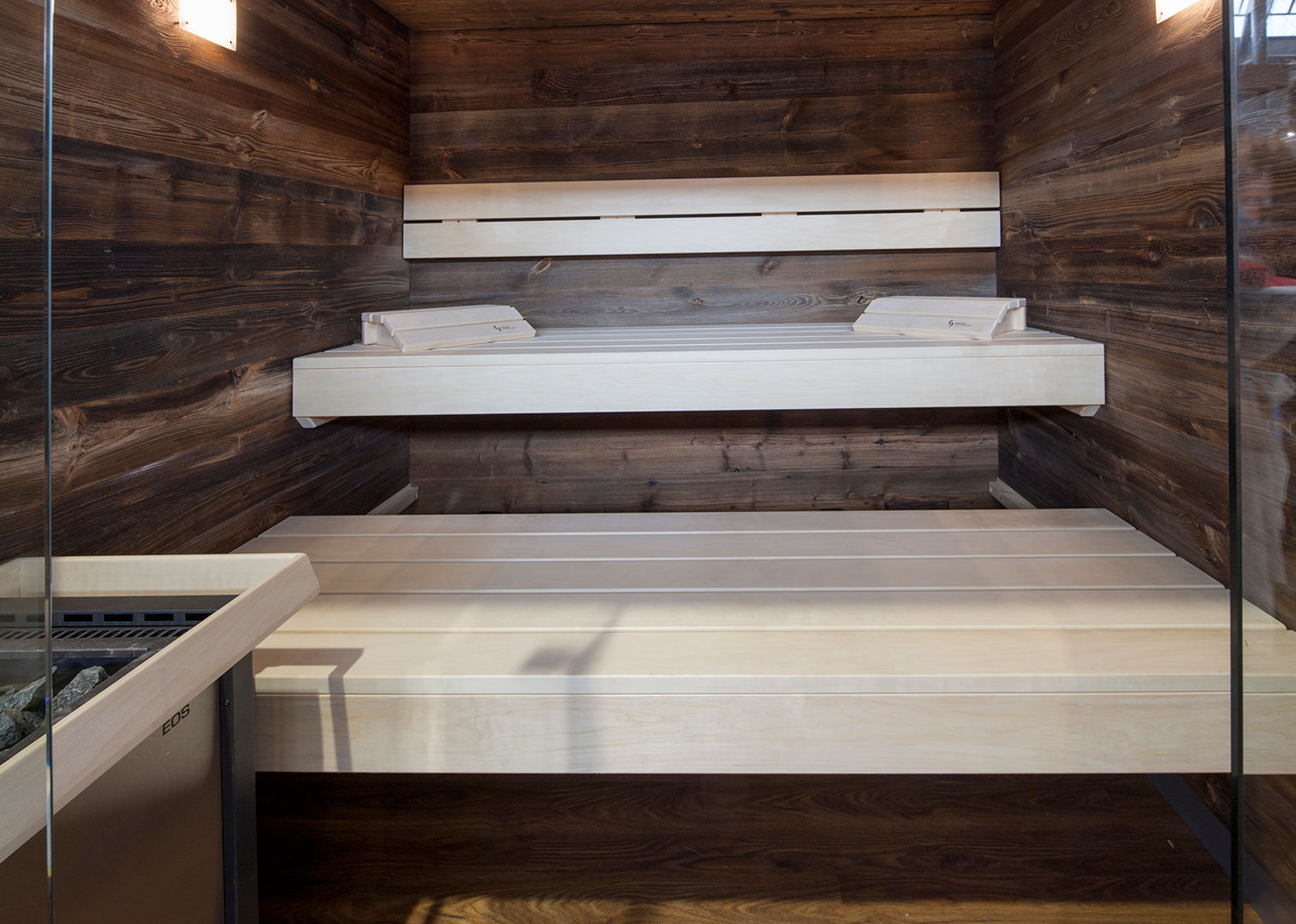 Meine Design-Sauna, corso sauna manufaktur gmbh corso sauna manufaktur gmbh İskandinav Spa Ahşap Ahşap rengi