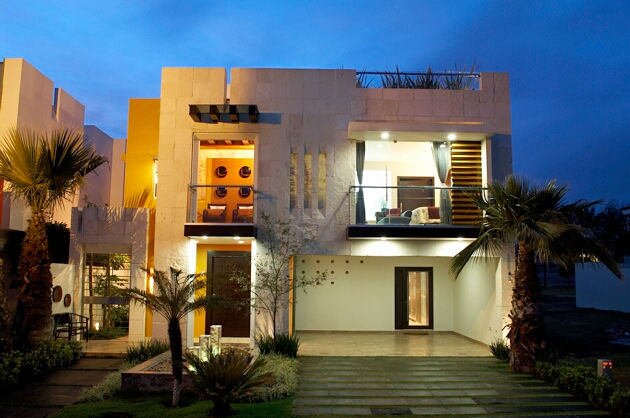 Casa Las Flores, arketipo-taller de arquitectura arketipo-taller de arquitectura Modern houses