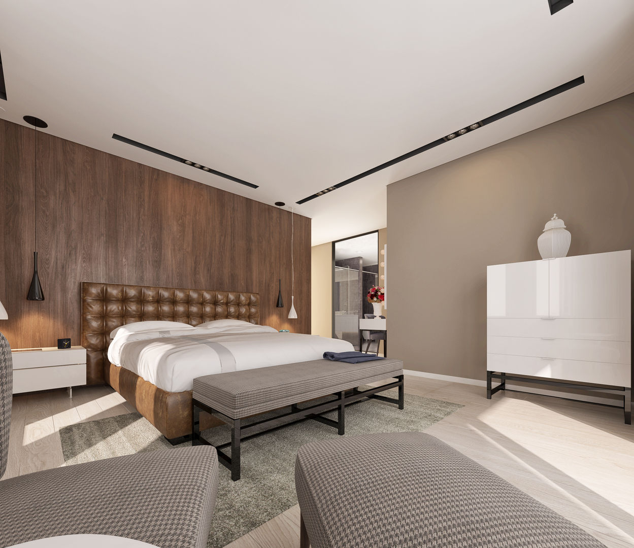 İç mekan tasarım ve Görselleştirme, fatih beserek fatih beserek Modern style bedroom