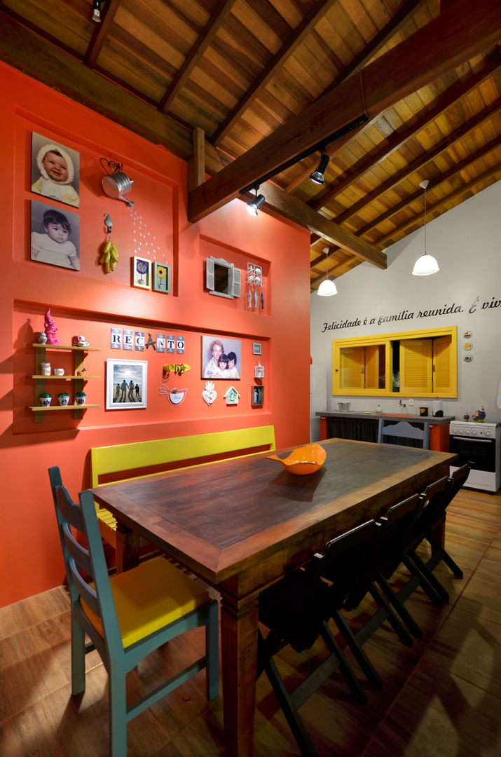 BEACH HOUSE, Arquitetando ideias Arquitetando ideias Tropical style dining room