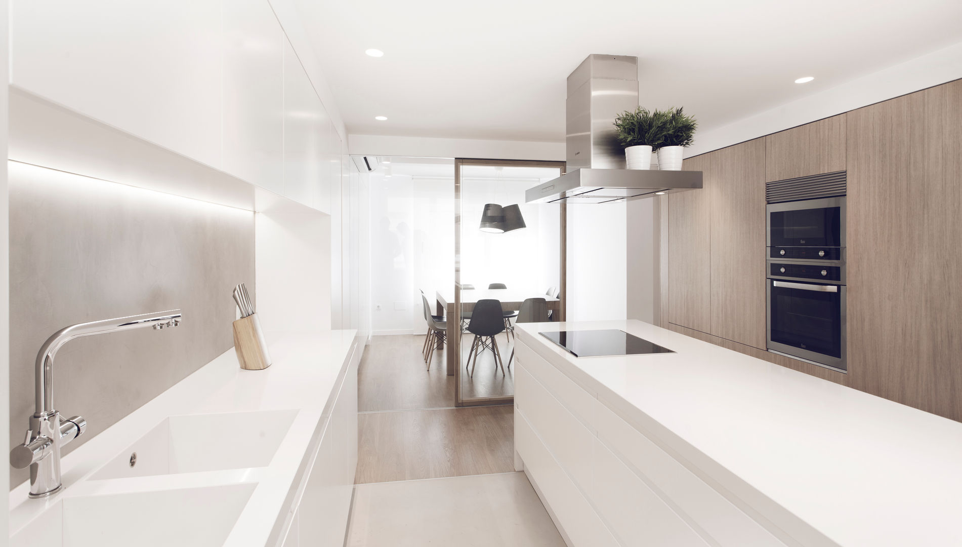 Vivienda GM, onside onside Minimalist kitchen