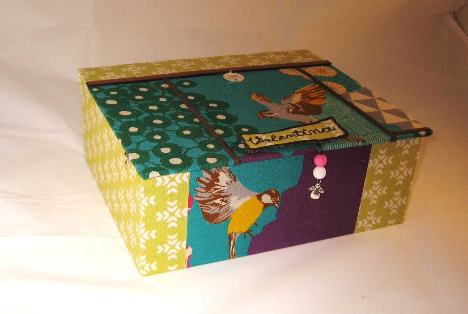 Schmuckboxen Handmade, SchönsteOrdnung SchönsteOrdnung Scandinavian style nursery/kids room Flax/Linen Pink Storage