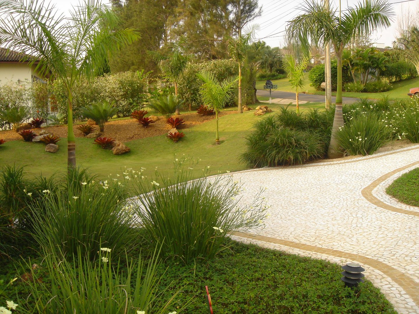 Jardim no Condomínio Terras de São José - ITU , REJANE HEIDEN PAISAGISMO REJANE HEIDEN PAISAGISMO Сад в тропическом стиле