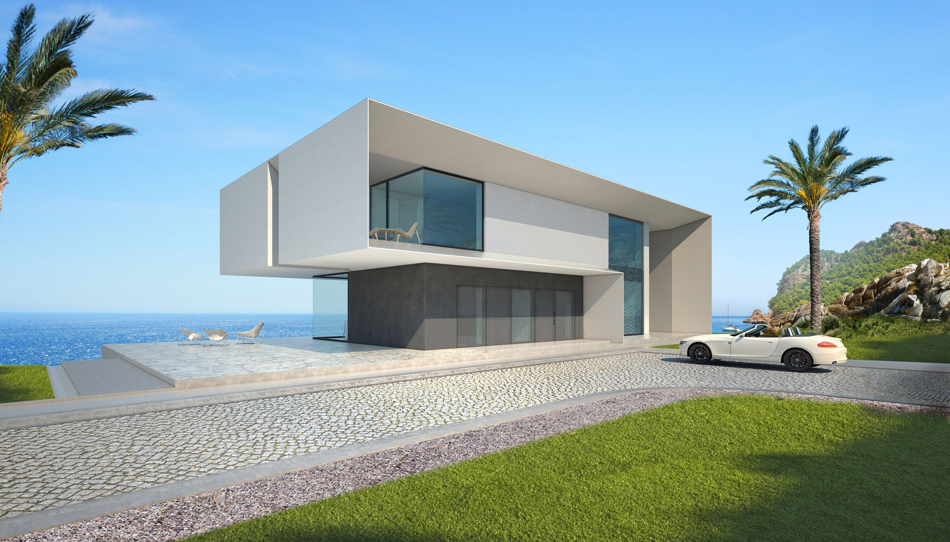 House in Ibiza, ALEXANDER ZHIDKOV ARCHITECT ALEXANDER ZHIDKOV ARCHITECT Minimalist houses