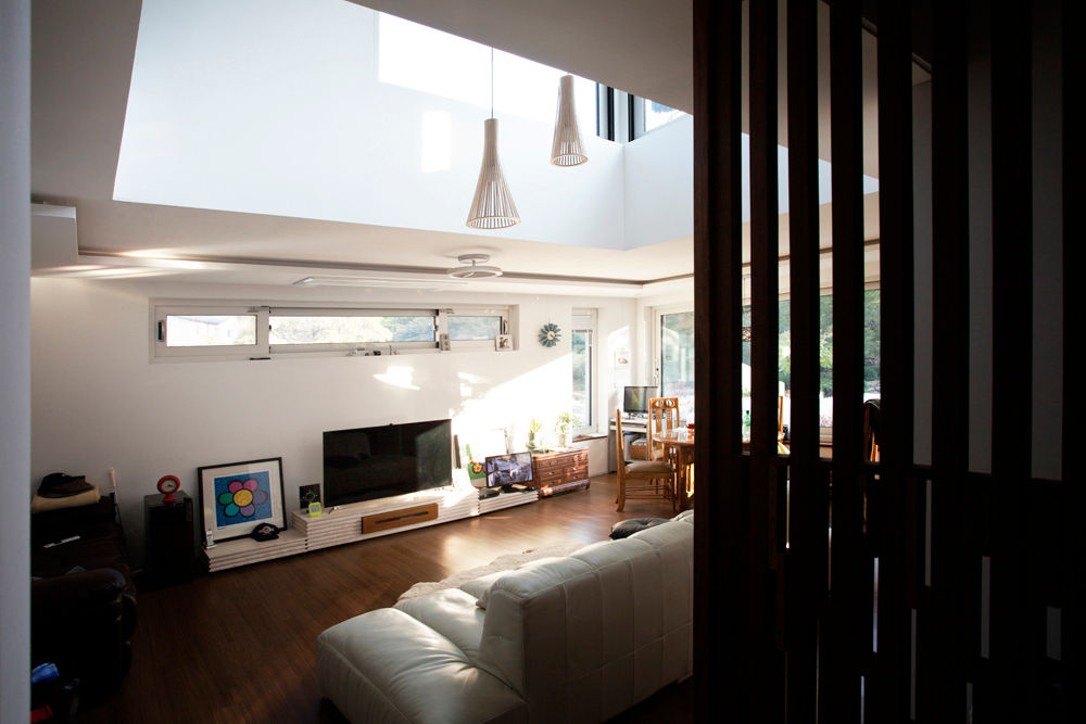Bukhansan Dulegil house, designband YOAP designband YOAP Modern Living Room
