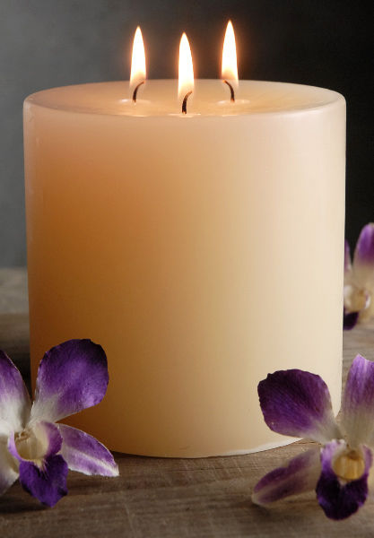 Multi Wick Pillar Candle homify Living room Lighting