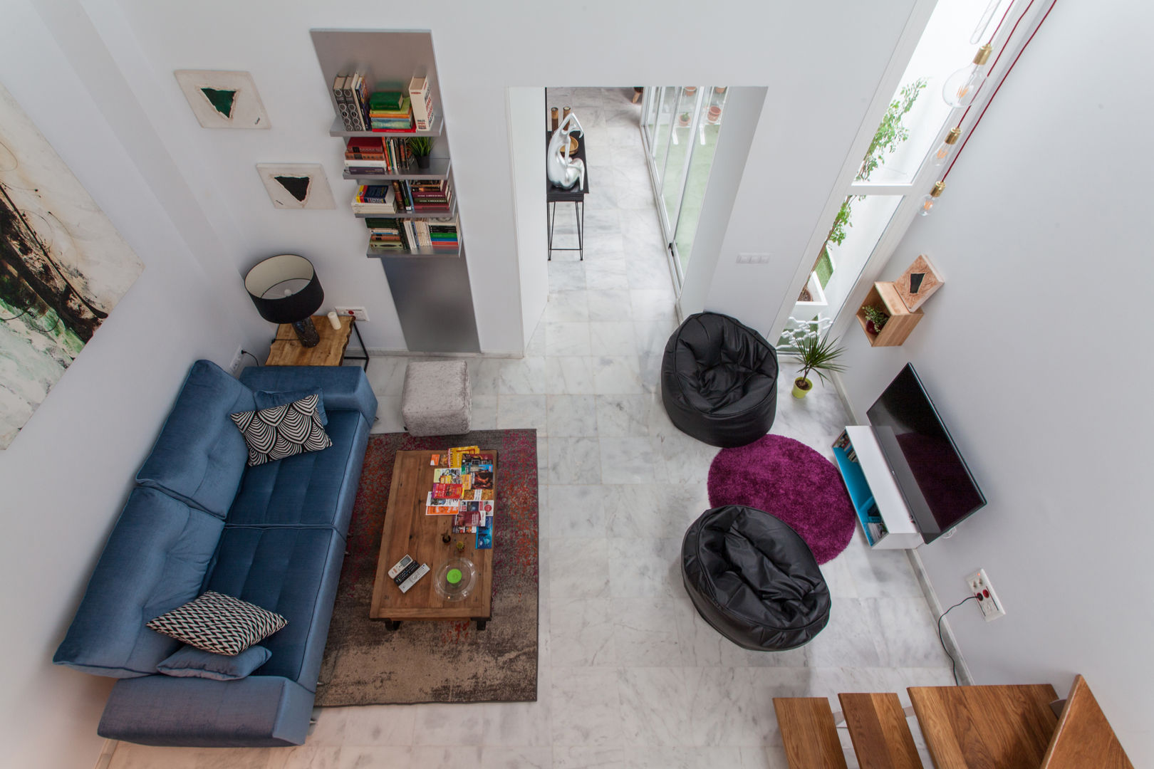 Vivienda en Sevilla, calle General Castaño, Pablo Cousinou Pablo Cousinou 모던스타일 거실