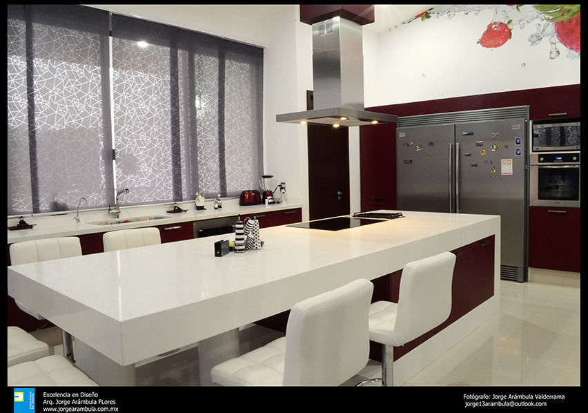 residencia Alondra, Excelencia en Diseño Excelencia en Diseño Modern kitchen Engineered Wood Transparent