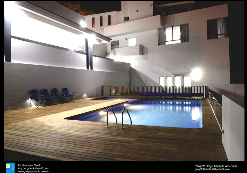 residencia Alondra, Excelencia en Diseño Excelencia en Diseño Hồ bơi phong cách hiện đại Bê tông cốt thép