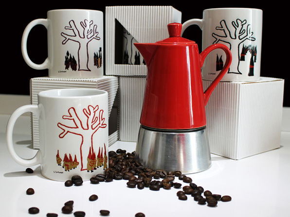 Foresta Rituale™ Cup, Studio Gianluca Centurani Studio Gianluca Centurani مطبخ أدوات المطبخ