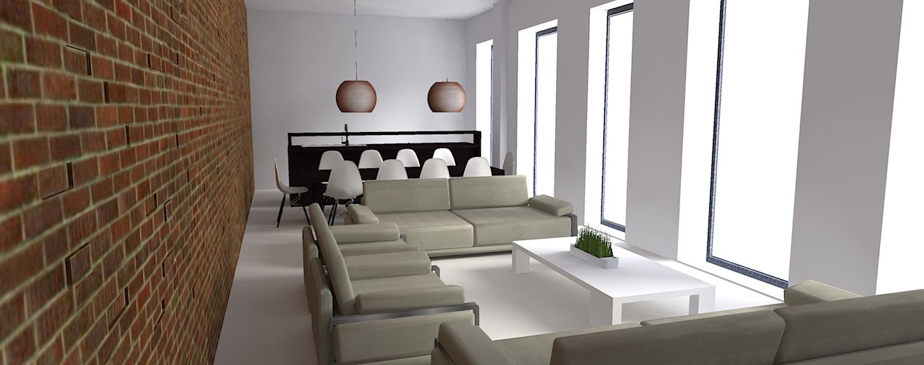 Interior Design - Render, Filippo Fiori Architetto Filippo Fiori Architetto Living room