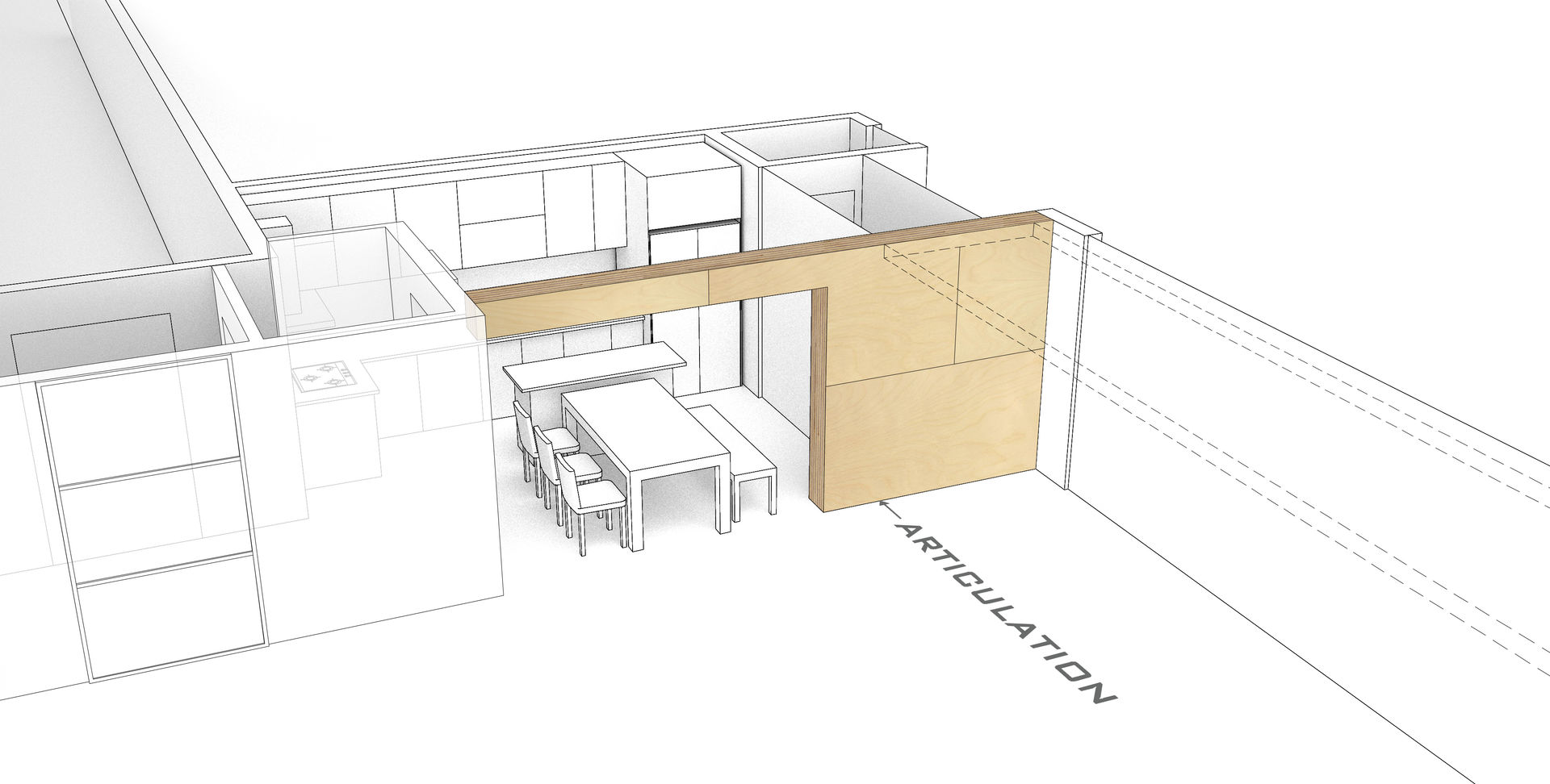 자작나무 ㄱ집 / Birch House, 수상건축 수상건축 Minimalist Oturma Odası