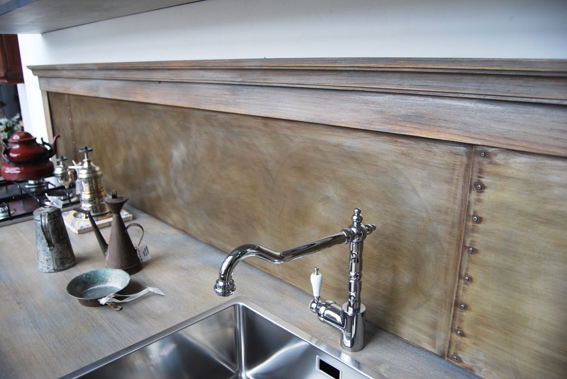 Cucina Industriale, Porte del Passato Porte del Passato Industrial style kitchen Sinks & taps