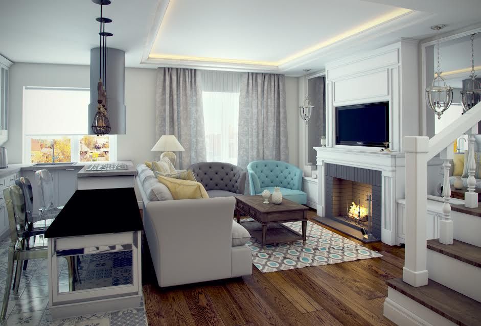 homify Eclectic style living room Wood Wood effect