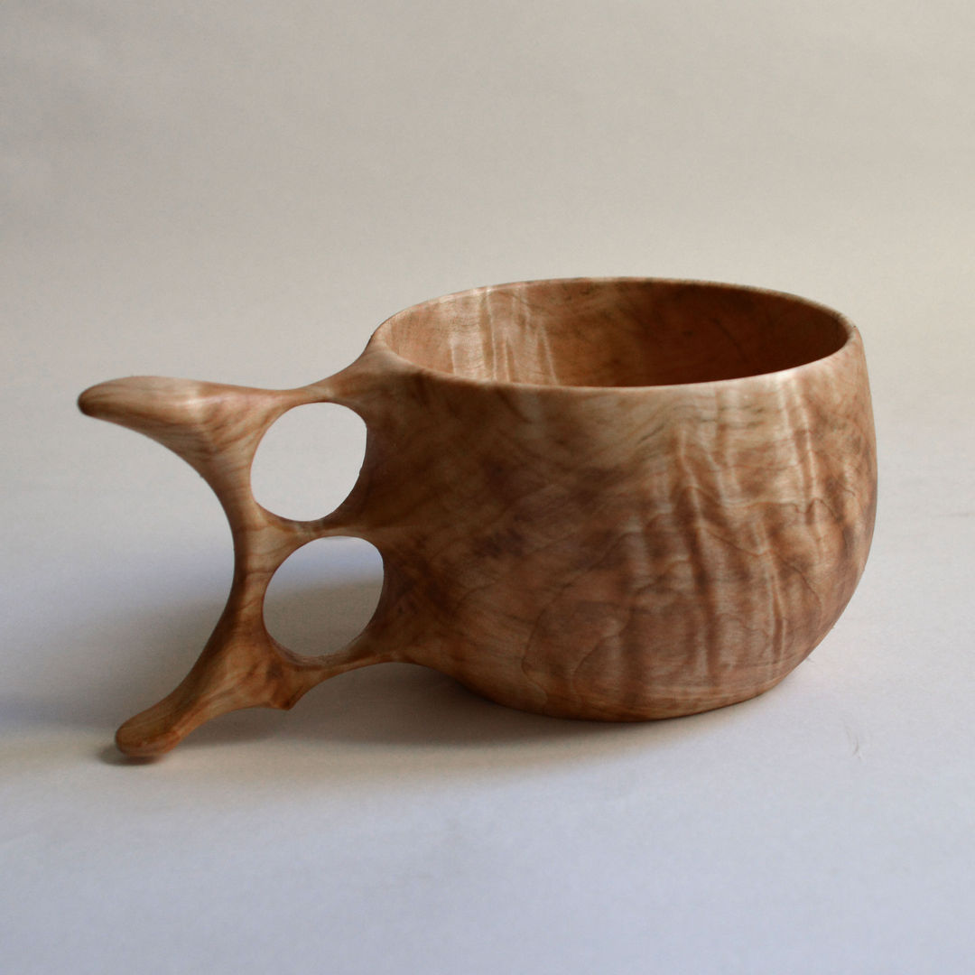 Wooden Mug (Japanese horse chestnut ) atelier dehors ห้องครัว ไม้ Wood effect ช้อนส้อม จานชามและเครื่องแก้ว