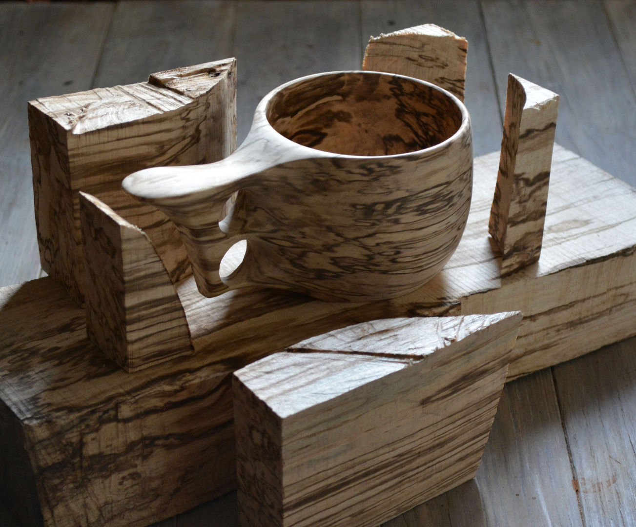 Spalted Maple cup atelier dehors 廚房 木頭 Wood effect 餐具、陶器與玻璃製品