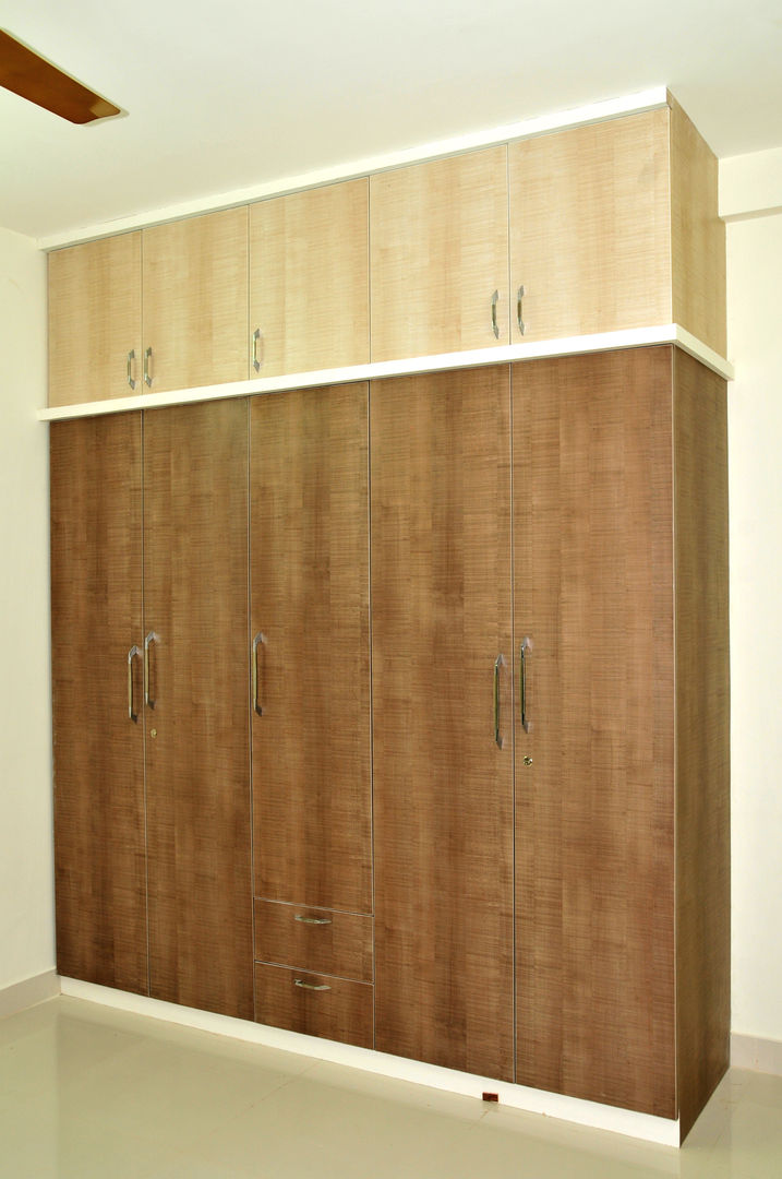 Guest Bed Wardrobe 3A Architects Inc Bedroom پلائیووڈ