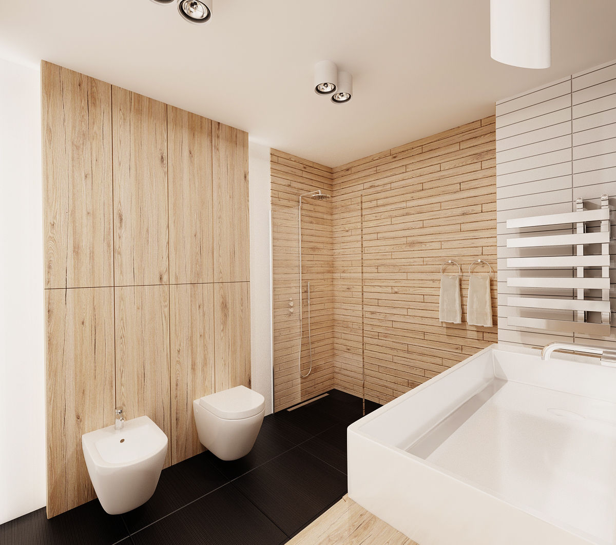 60m2 mieszkanie w Dąbrowie Górniczej, Ale design Grzegorz Grzywacz Ale design Grzegorz Grzywacz Modern Banyo