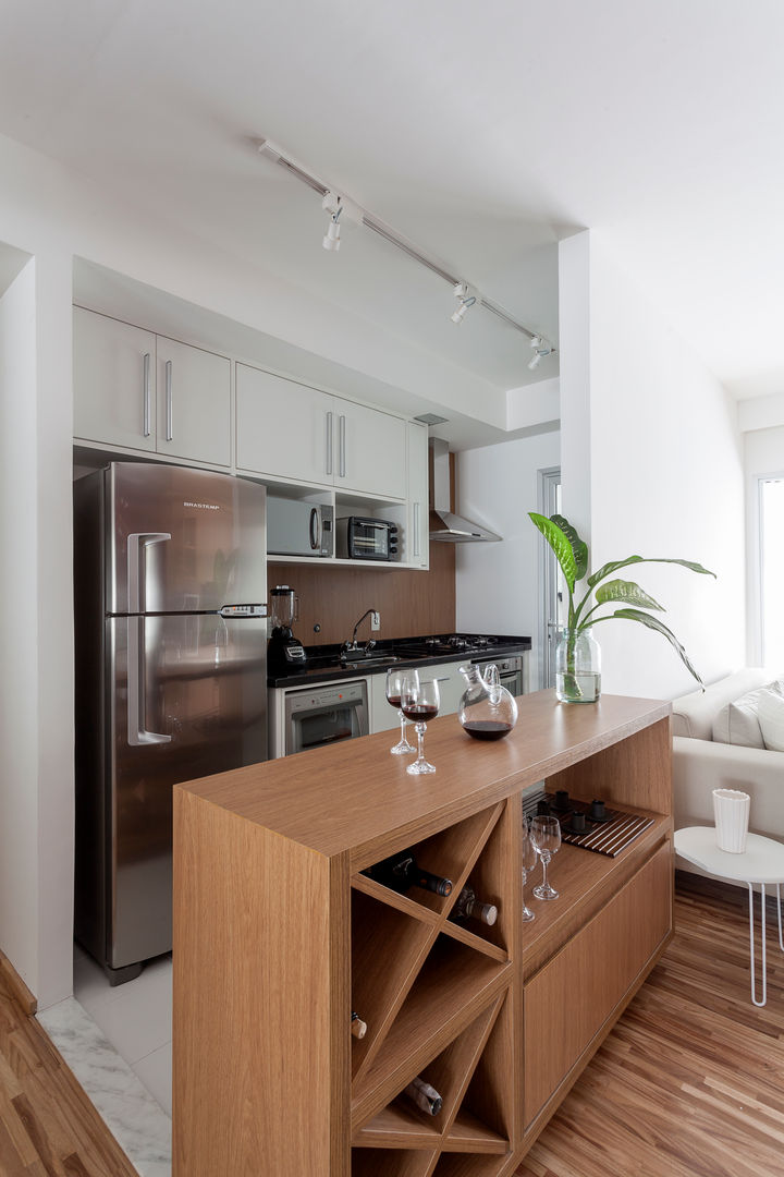 APARTAMENTO MICHIGAN, Tria Arquitetura Tria Arquitetura Cocinas de estilo moderno