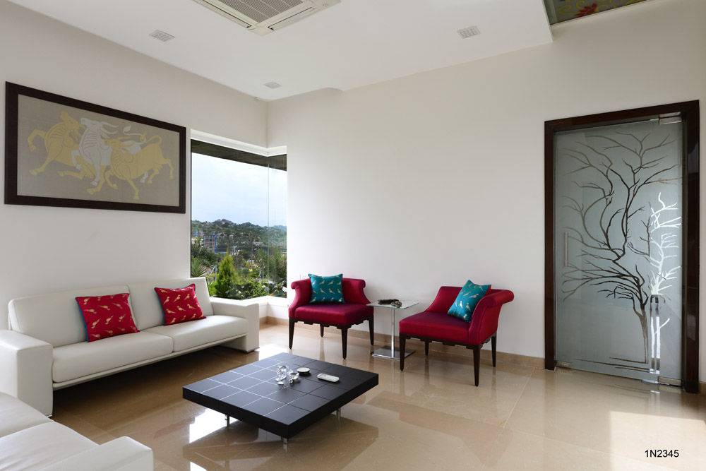 Residential Bungalow, NA ARCHITECTS NA ARCHITECTS Living room