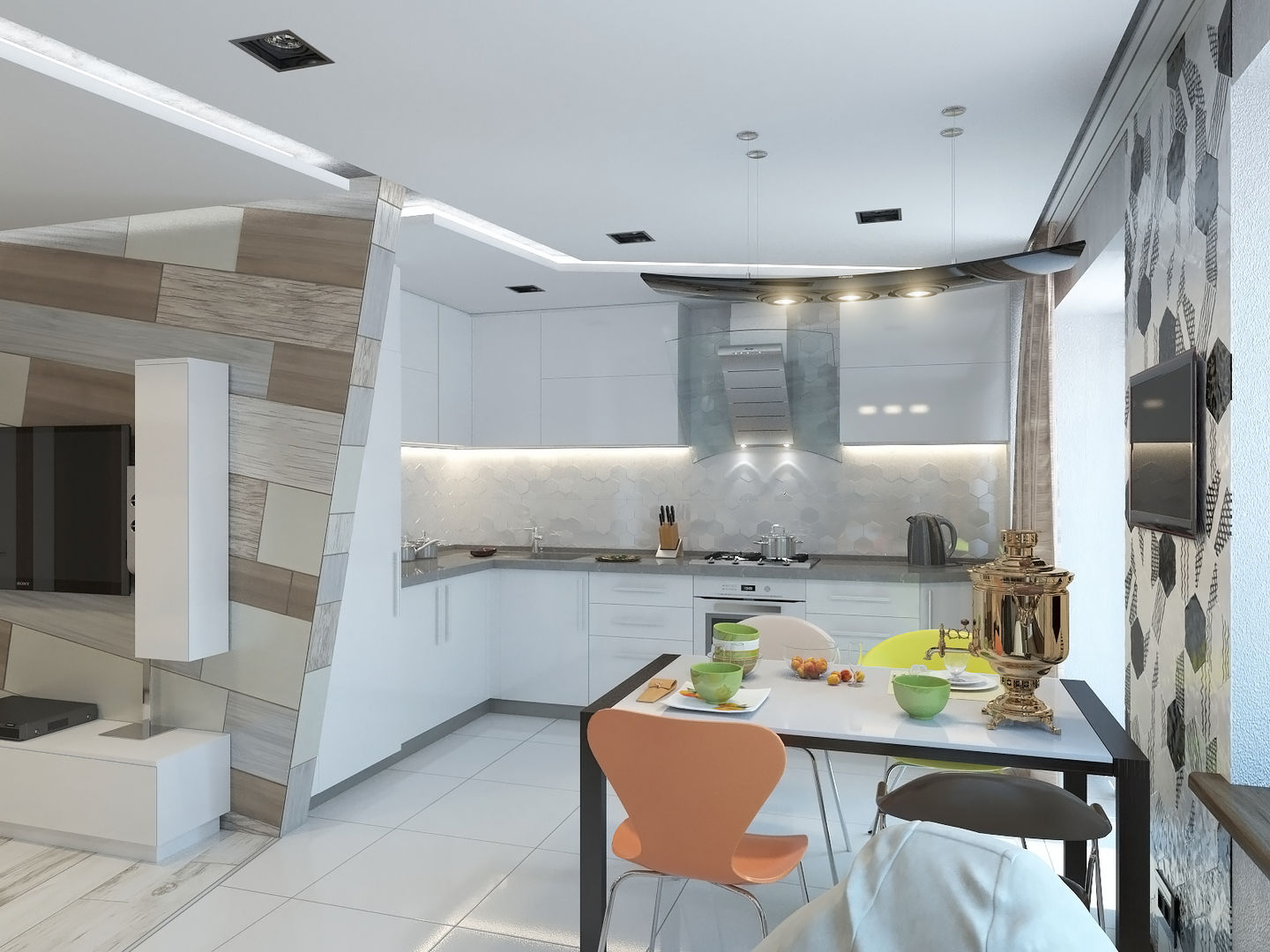 На стыке стилей, Fusion Dots Fusion Dots Kitchen