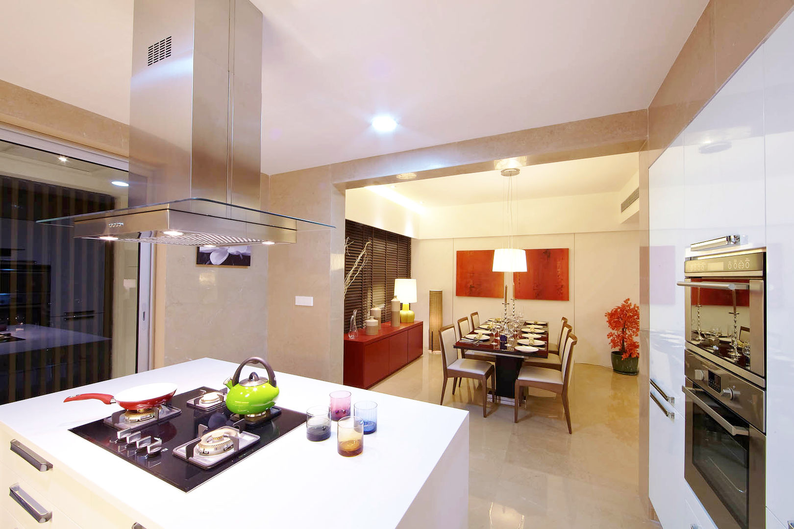 ABIL Experience Center - Castle Royale T4, Aijaz Hakim Architect [AHA] Aijaz Hakim Architect [AHA] Modern kitchen