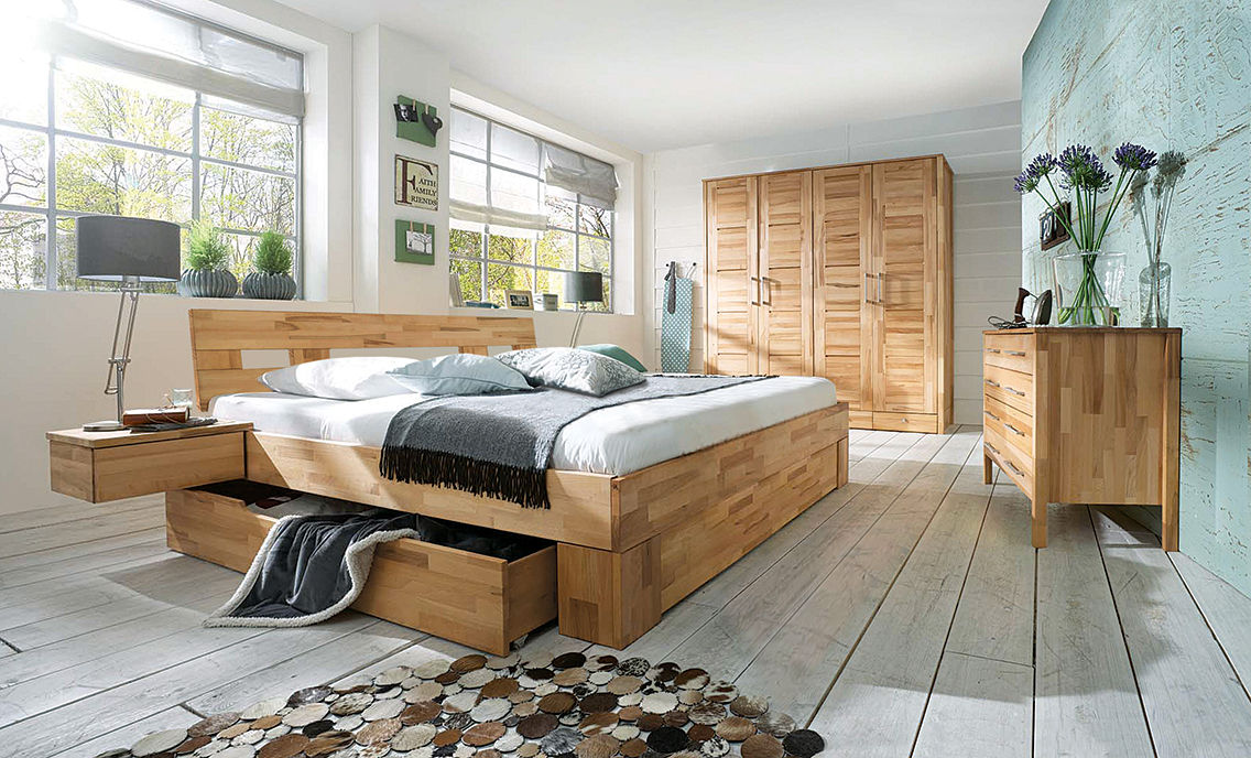 homify Modern style bedroom Beds & headboards