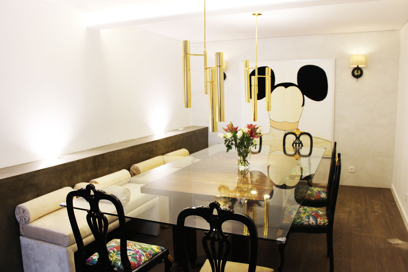 Moradia Garrett, ARQAMA - Arquitetura e Design Lda ARQAMA - Arquitetura e Design Lda Modern dining room