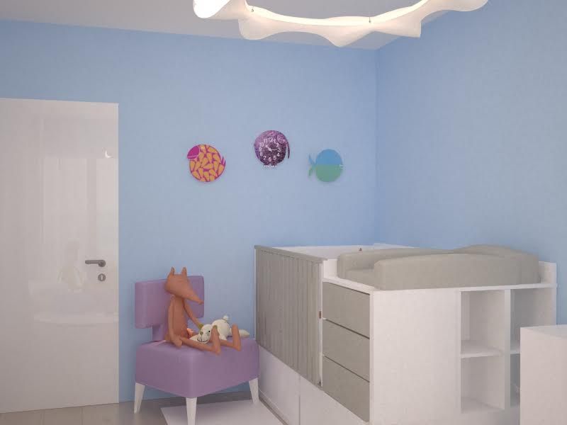 Квартира в Швейцарии, ARCHDUET&DA ARCHDUET&DA Nursery/kid’s room