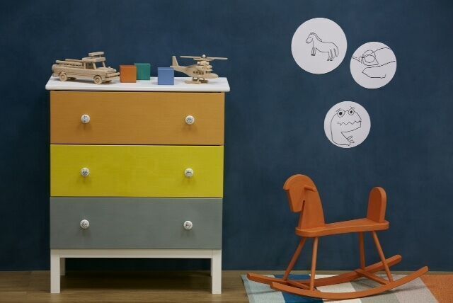 Komoda dziecięca, PatyNowy PatyNowy Modern nursery/kids room Wood Wood effect Wardrobes & closets