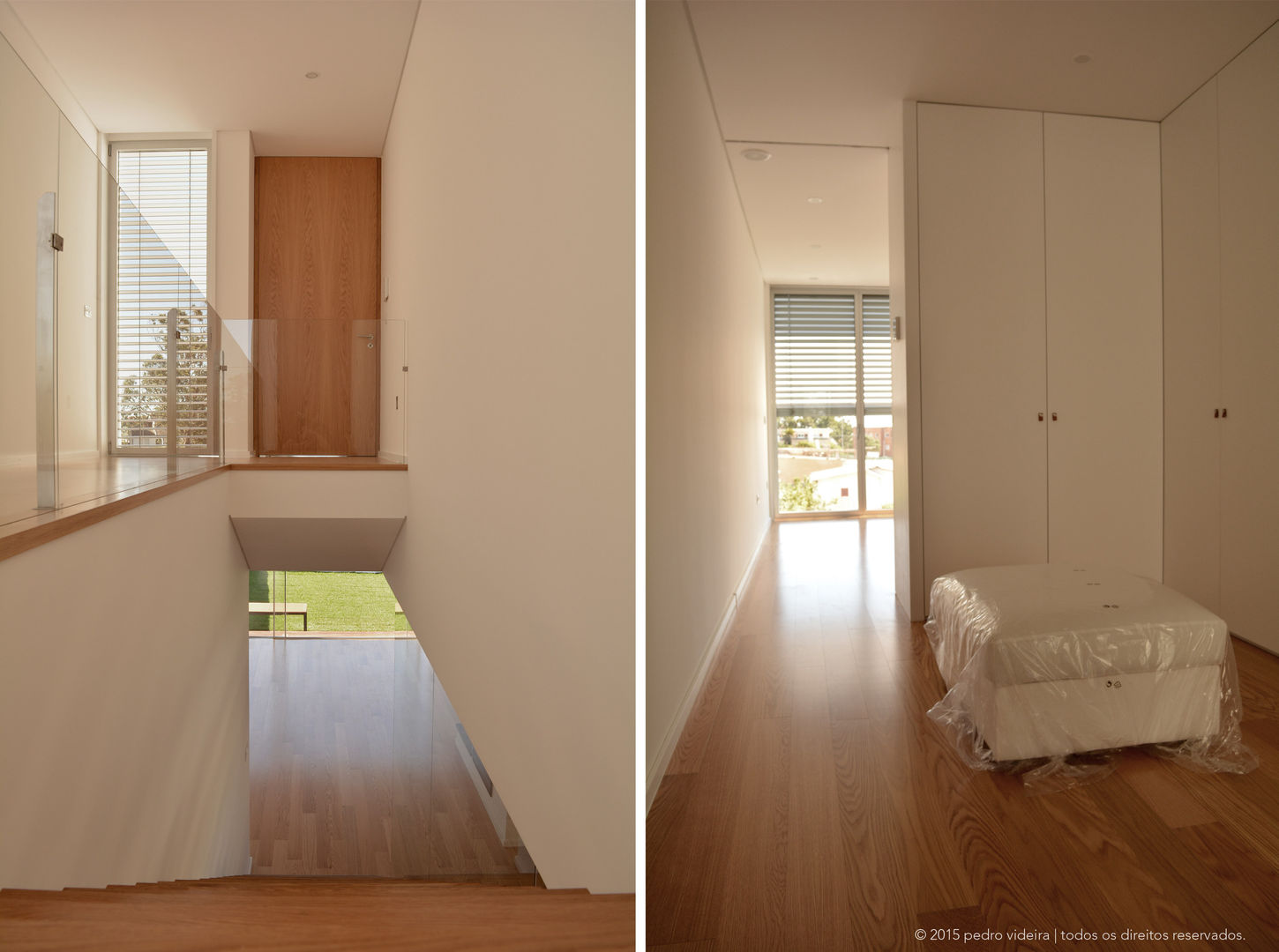 Casa FHQ, PeC Arquitectos PeC Arquitectos Modern corridor, hallway & stairs