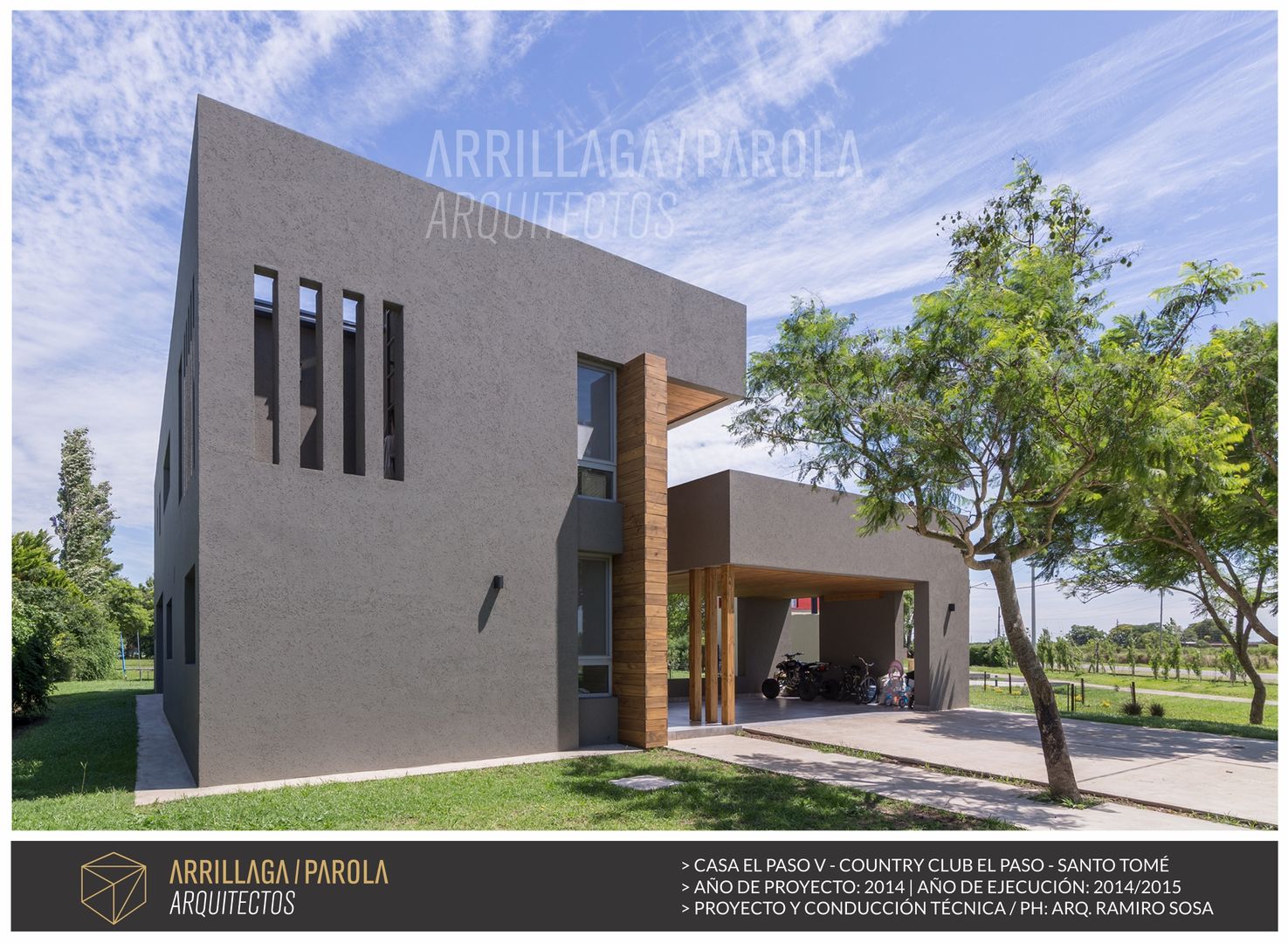 Casa El Paso V, ARRILLAGA&PAROLA ARRILLAGA&PAROLA Modern Evler