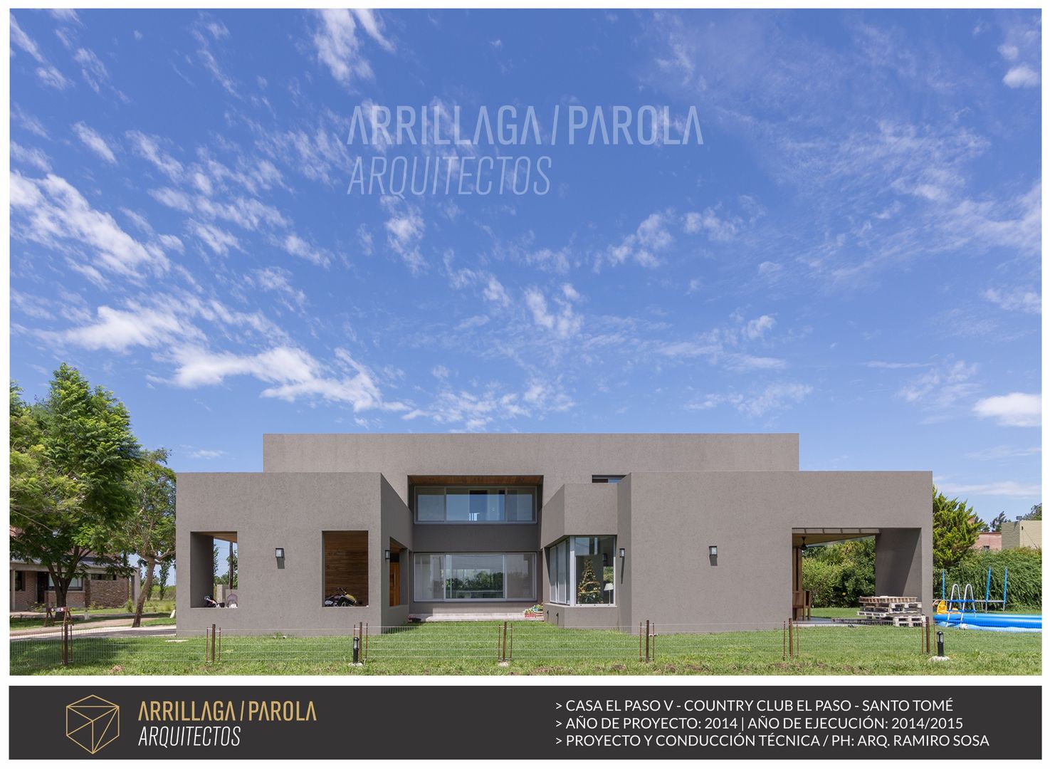 Casa El Paso V, ARRILLAGA&PAROLA ARRILLAGA&PAROLA Rumah Modern