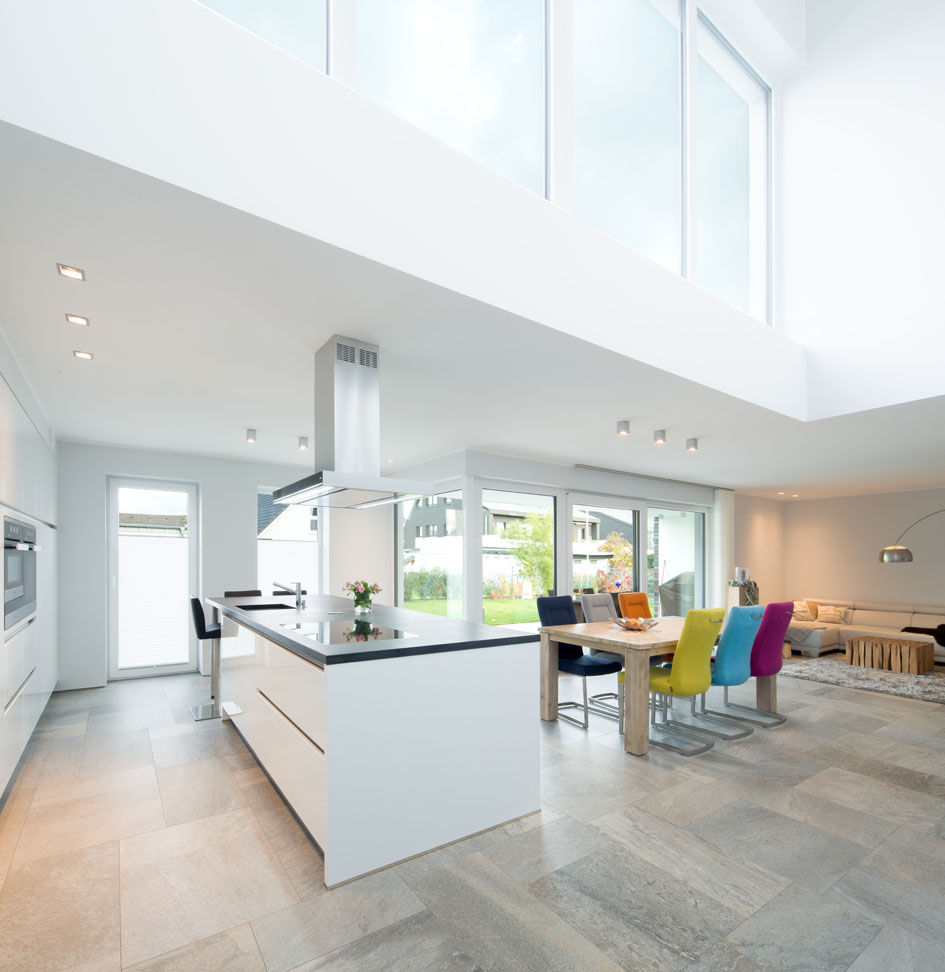 Haus R - Massivbau in Wegberg, Architektur Jansen Architektur Jansen Minimalist kitchen