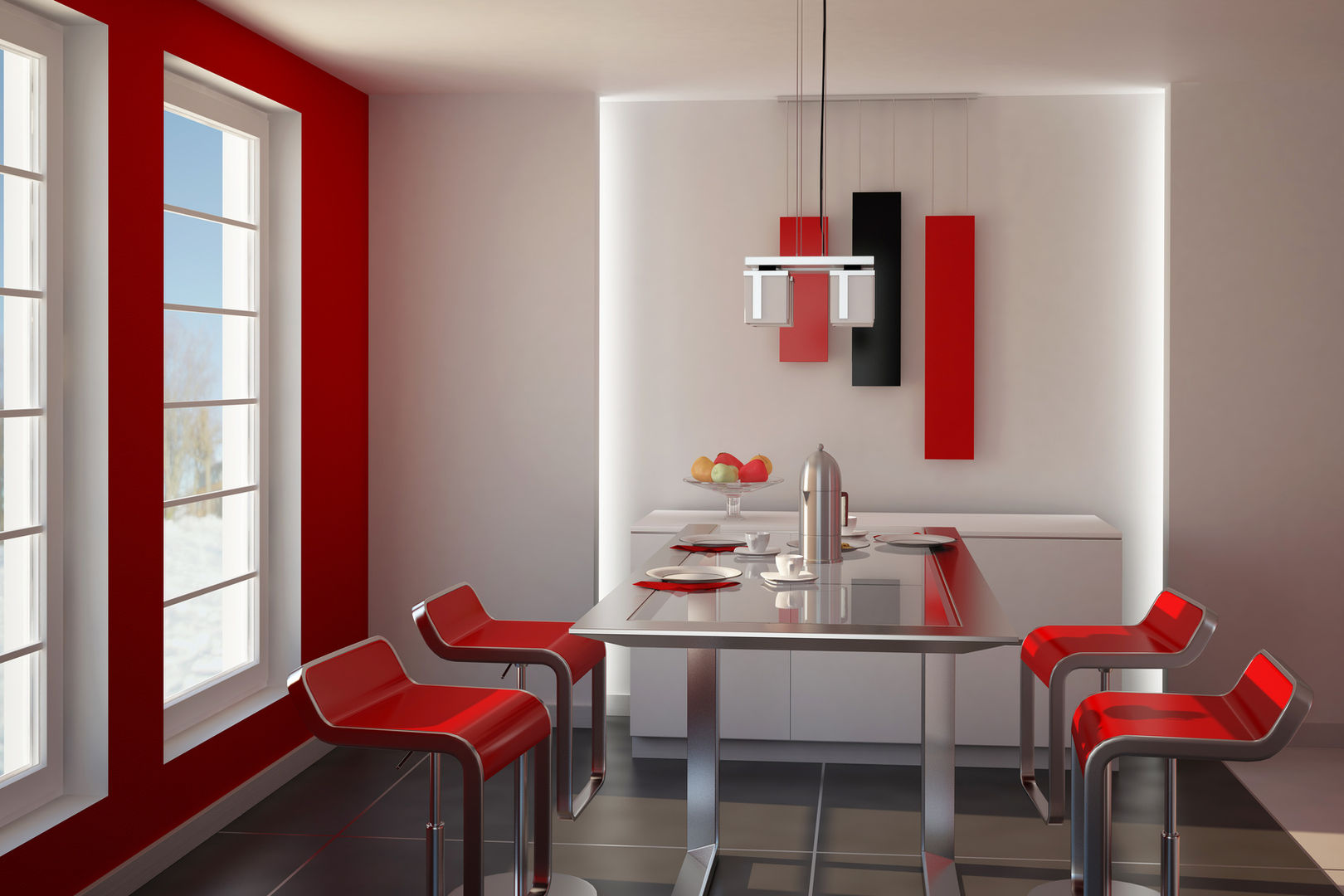 homify Modern Kitchen Tables & chairs