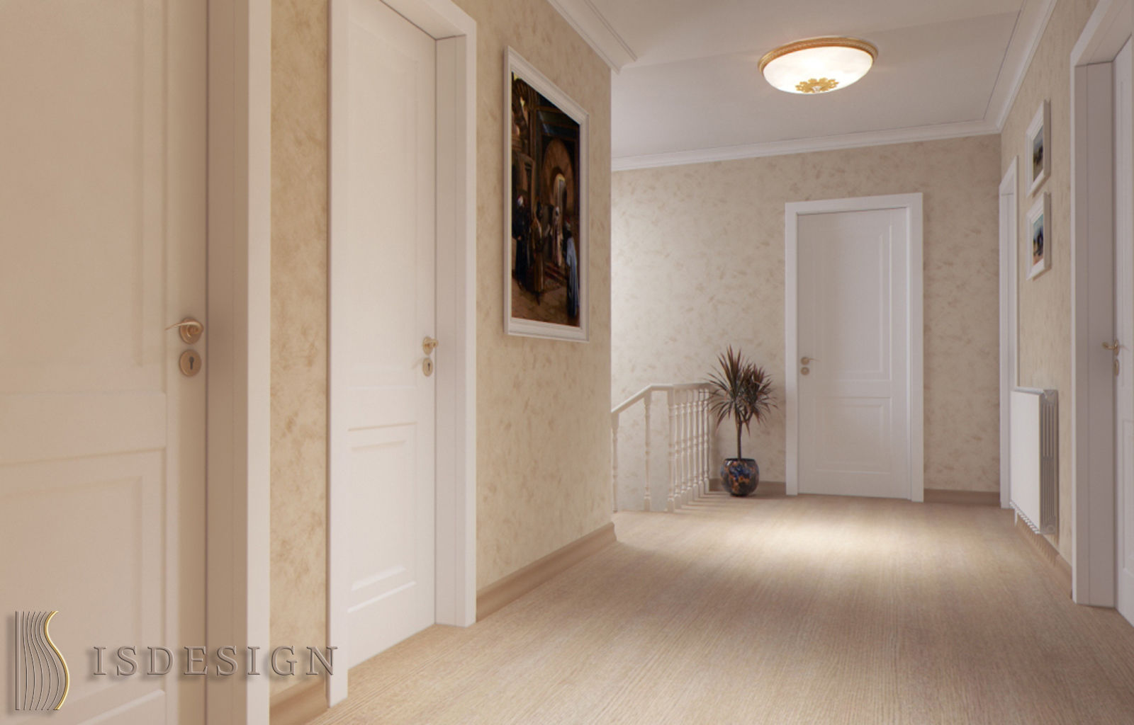 Дом в Tachlovice, Прага - Запад, ISDesign group s.r.o. ISDesign group s.r.o. Classic style corridor, hallway and stairs
